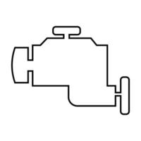 Auto-Motor-Symbol vektor