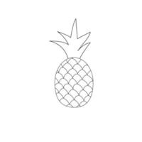 ananas logotyp vektor