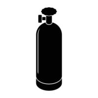 Symbol für Sauerstoffflasche vektor