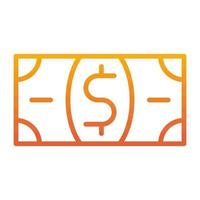 Dollar-Symbol, geeignet für eine Vielzahl digitaler kreativer Projekte. vektor