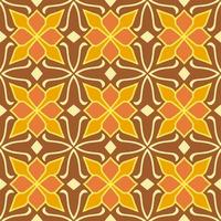 geometrisk sömlös mönster med stam- form. designad i ikat, boho, aztek, folk, motiv, lyx arabicum stil. idealisk för tyg plagg, keramik, tapet. vektor illustration