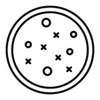 petri maträtt ikon, lämplig för en bred räckvidd av digital kreativ projekt. vektor
