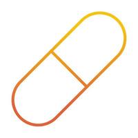 Pillensymbol, geeignet für eine Vielzahl digitaler kreativer Projekte. vektor