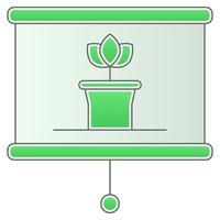 Go Green Icon, geeignet für eine Vielzahl von digitalen Kreativprojekten. vektor