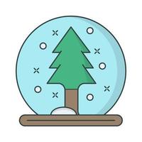 Winter-Symbol, geeignet für eine Vielzahl von digitalen Kreativprojekten. vektor