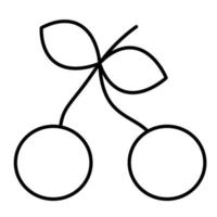 Wildbeeren-Symbol, geeignet für eine Vielzahl digitaler Kreativprojekte. vektor