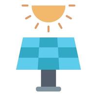 Panel-Solar-Symbol, geeignet für eine Vielzahl digitaler kreativer Projekte. vektor