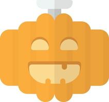 halloween pumpa illustration i minimal stil vektor