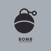 gorilla bomba vektor illustration för logotyp ikon
