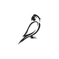 Papagei Symbol Vektor Illustration Design