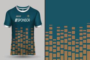 sporter jersey design för sublimering vektor