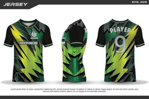 jersey design sublimering t-shirt premium geometriskt mönster otrolig vektorsamling för fotboll fotboll racing cykling spel motocross sport vektor