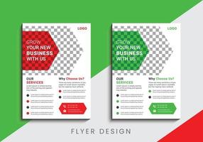 Mehrzweck-Creative-Business-Flyer-Design-Vorlage vektor