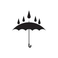 paraply ikon vektor design