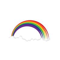 Vorlage für Regenbogen-Schönheitssymbole vektor
