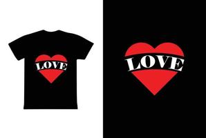 kärlek t-shirt design, valentine dag t-shirt design mall vektor