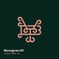 Monogramm-Logo von vektor