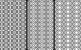 dies sind die abstrakten nahtlosen Arabeskenmuster vektor