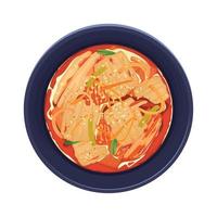 Suppe koreanisches Essen vektor