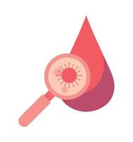 släppa blod virus AIDS vektor