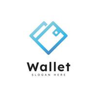 E-Wallet-Logo-Design-Vektor-Design-Vorlage vektor