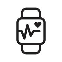 Smartwatch-Technologie-Symbol vektor