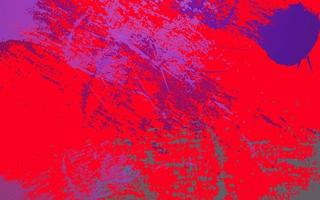 grunge textur blå och röd Färg bakgrund vektor