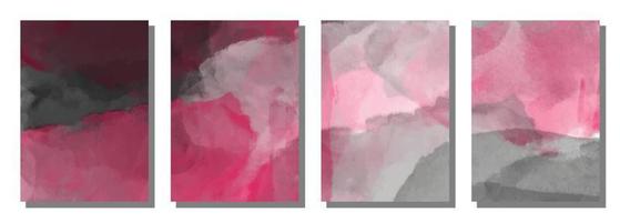 abstrakter aquarellbürstenhintergrund. vektor