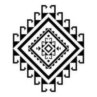 geometrische ethnische Musterkunst. amerikanischer, mexikanischer Stil. Hintergrund aztekische Stammesverzierung. design für stoff, kleidung, textil, logo, symbol. vektor