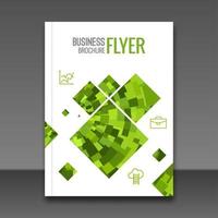 Geschäftsberichtsdesign, Flyer-Vorlage, Hintergrund. Broschüren-Cover-Flyer-Vorlage Mockup-Layout, Vektor