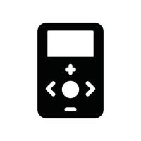 MP3-Player-Vektorsymbol Elektronik solide 10 Eps-Datei vektor