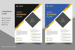 företags- företag flygblad design och broschyr omslag mall vektor