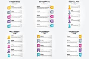 vektor illustration infographics platt design uppsättning för reklam broschyr flygblad och tidskrift