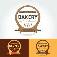 logo bäckerei für geschäfte vektor