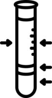 Liniensymbol für Plasma vektor