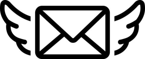 Liniensymbol für Mail vektor