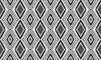 abstraktes niedliches schwarzes motiv geometrisch tribal ethnisches ikat volksmotiv argyle orientalisches einheimisches muster traditionelles design hintergrund, teppich, tapete, kleidung, stoff, verpackung, druck, batik, folk, streifen vektor