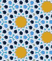 östra islamic traditionell mosaik.sömlös pattern.vector illustration. vektor