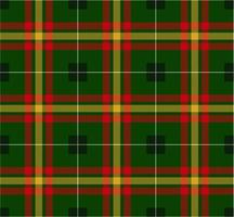 traditionelles Weihnachtsmuster für ein Plaid. schottischer tartan, käfig. rote, grüne, gelbe, schwarze und weiße Quadrate. Vektor-Illustration. vektor