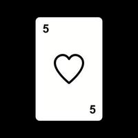 Vektorsymbol für Spielkarten vektor