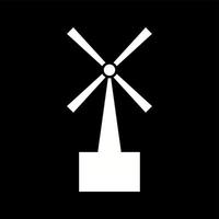 unik turbin vektor glyf ikon