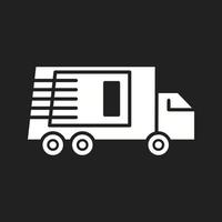 schönes Cargo-Vektor-Glyphen-Symbol vektor