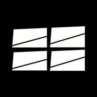 schönes Windows-Glyphen-Vektorsymbol vektor