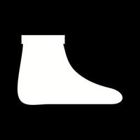 schönes Socken-Glyphen-Vektorsymbol vektor