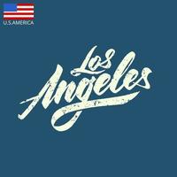 Vintage Inschrift City of America. Los Angeles vektor