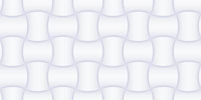 3D-Muster geflochtene Papierbänder. Vektor-Cliparts vektor