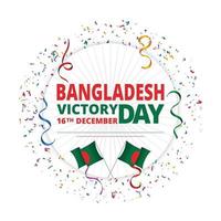 16 december bangladesh seger dag baner eller seger dag vektor