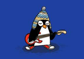 Pingvin gitarrist vektor