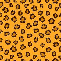 Leopardenhaut Musterdesign Hintergrund. vektorillustration im flachen karikaturstil. vektor