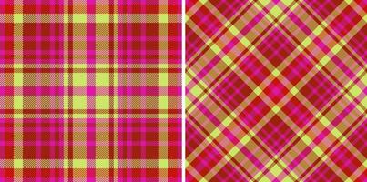 bakgrund mönster textur. tyg sömlös kolla upp. vektor tartan textil- pläd.